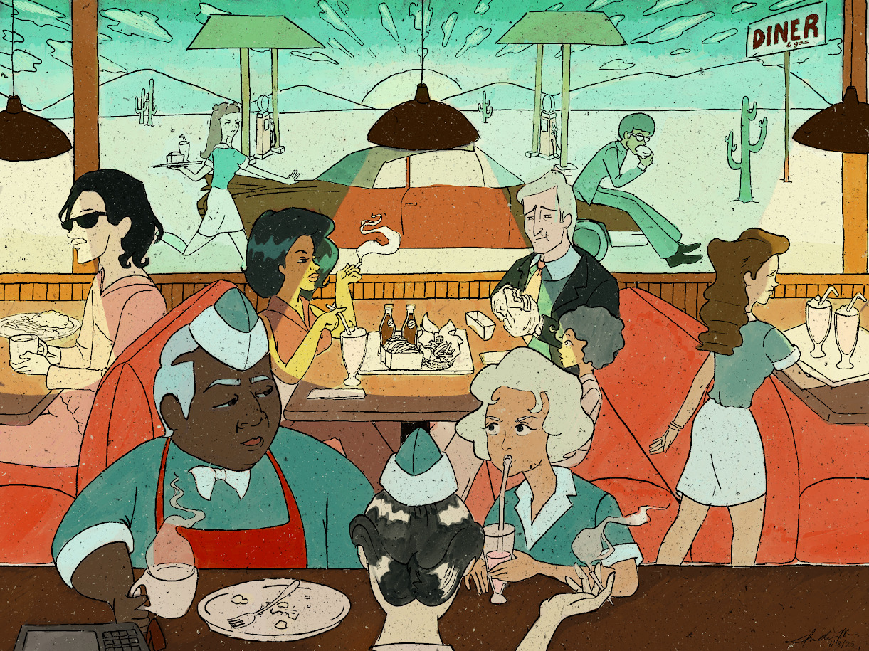 Regular Day at the Diner